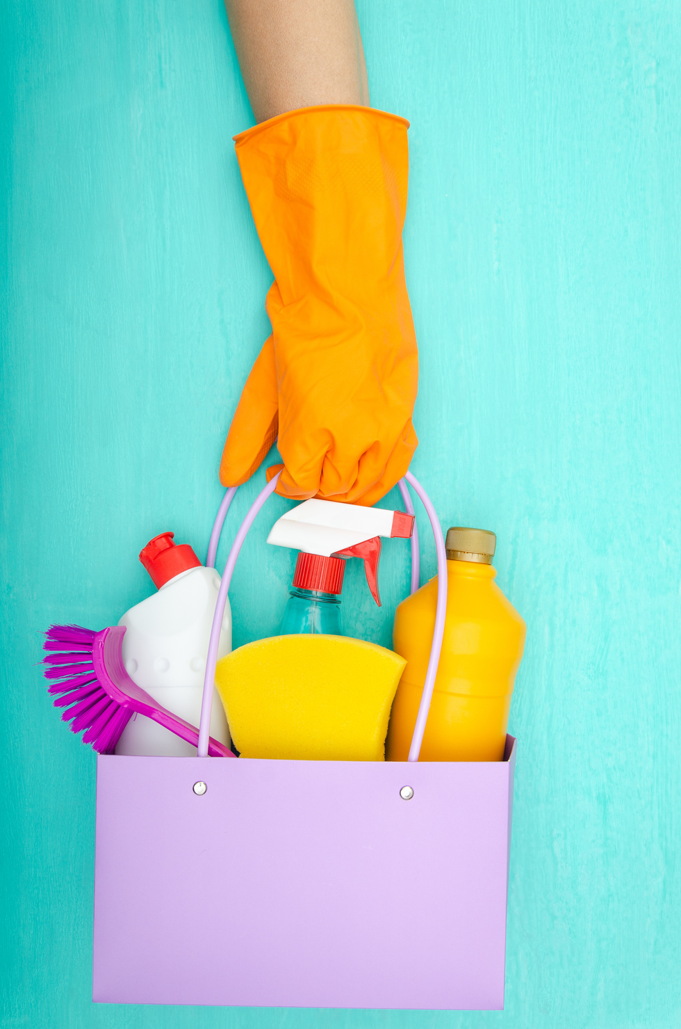 Cleaning supplies for home cleaning